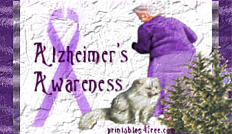 alzheimer s awareness magnet label