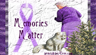 alzheimer s awareness magnet label memories matter
